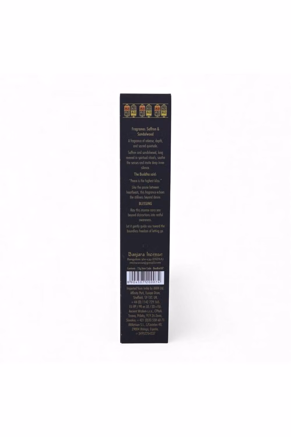 KDMD Nirvana Banjara Buddha Natural Wood Incense Sticks in Brown – 2