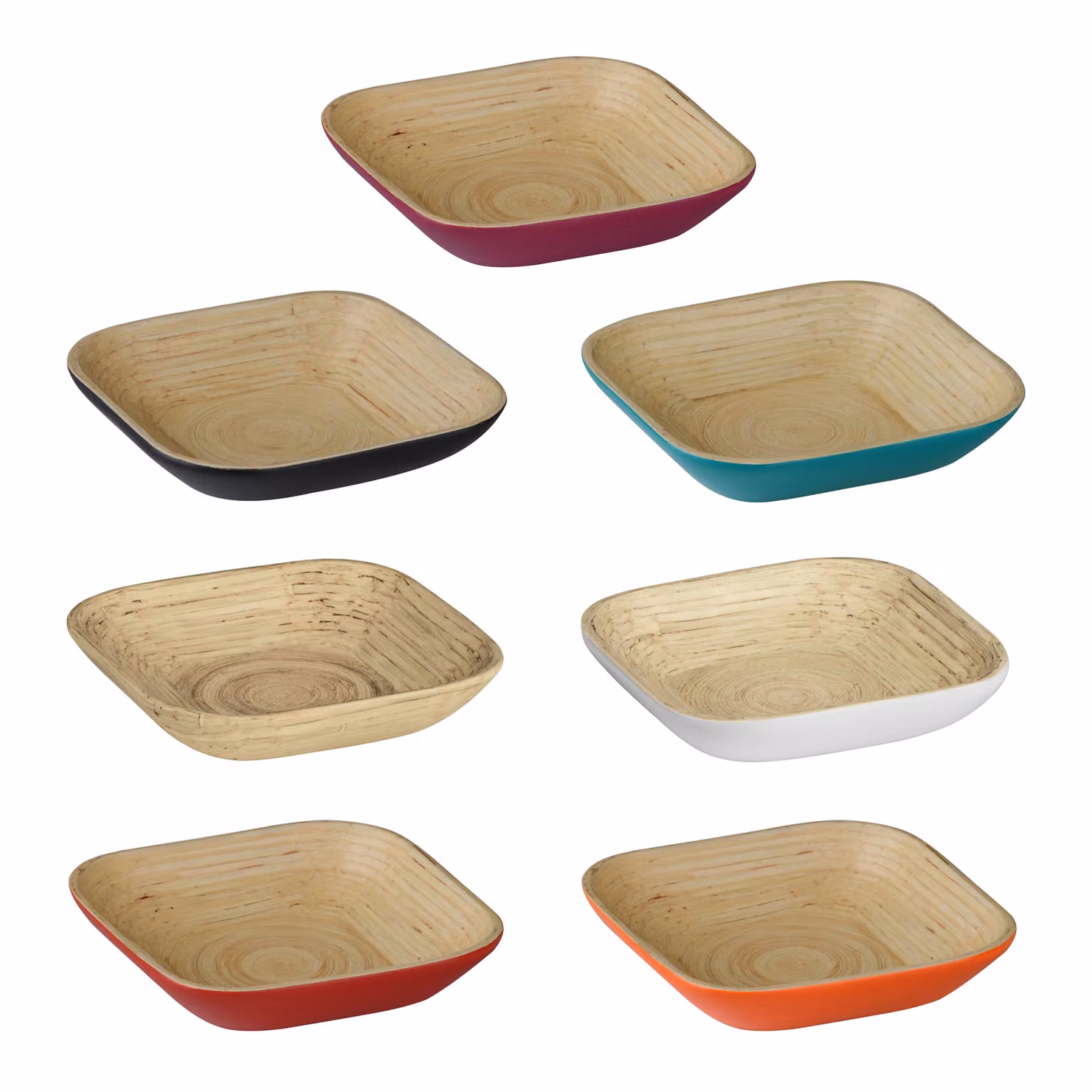 Orsina Kyoto Small Square Red Serving Bowl – 2
