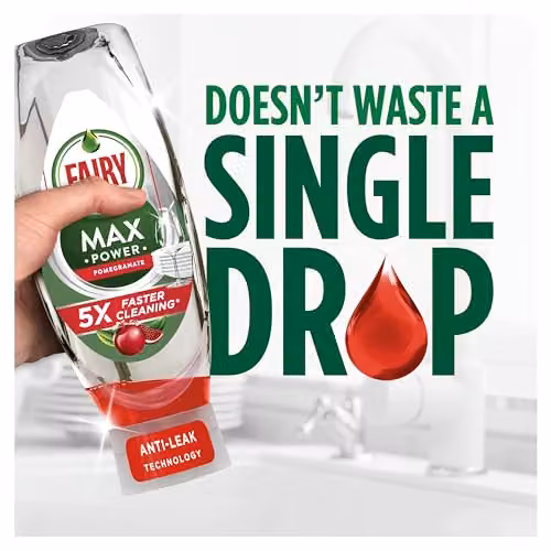 Fairy Max Power Washing Up Liquid Pomegranate 730ml Red – 3