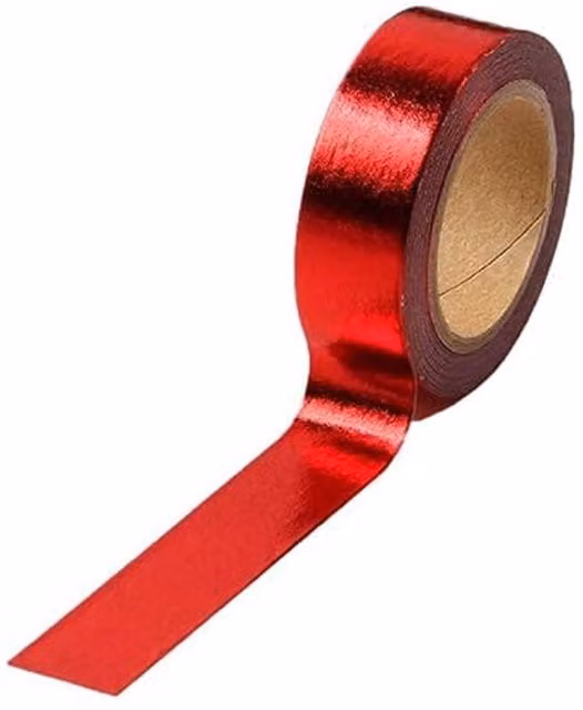 Syntego Set of 2 Red Paper Washi Tapes