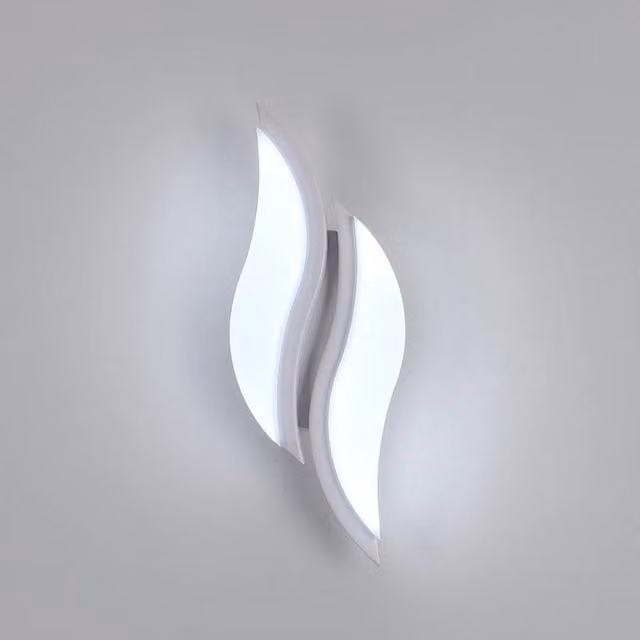 EONLION 12W Modern LED Wall Light in White with Cool White Light