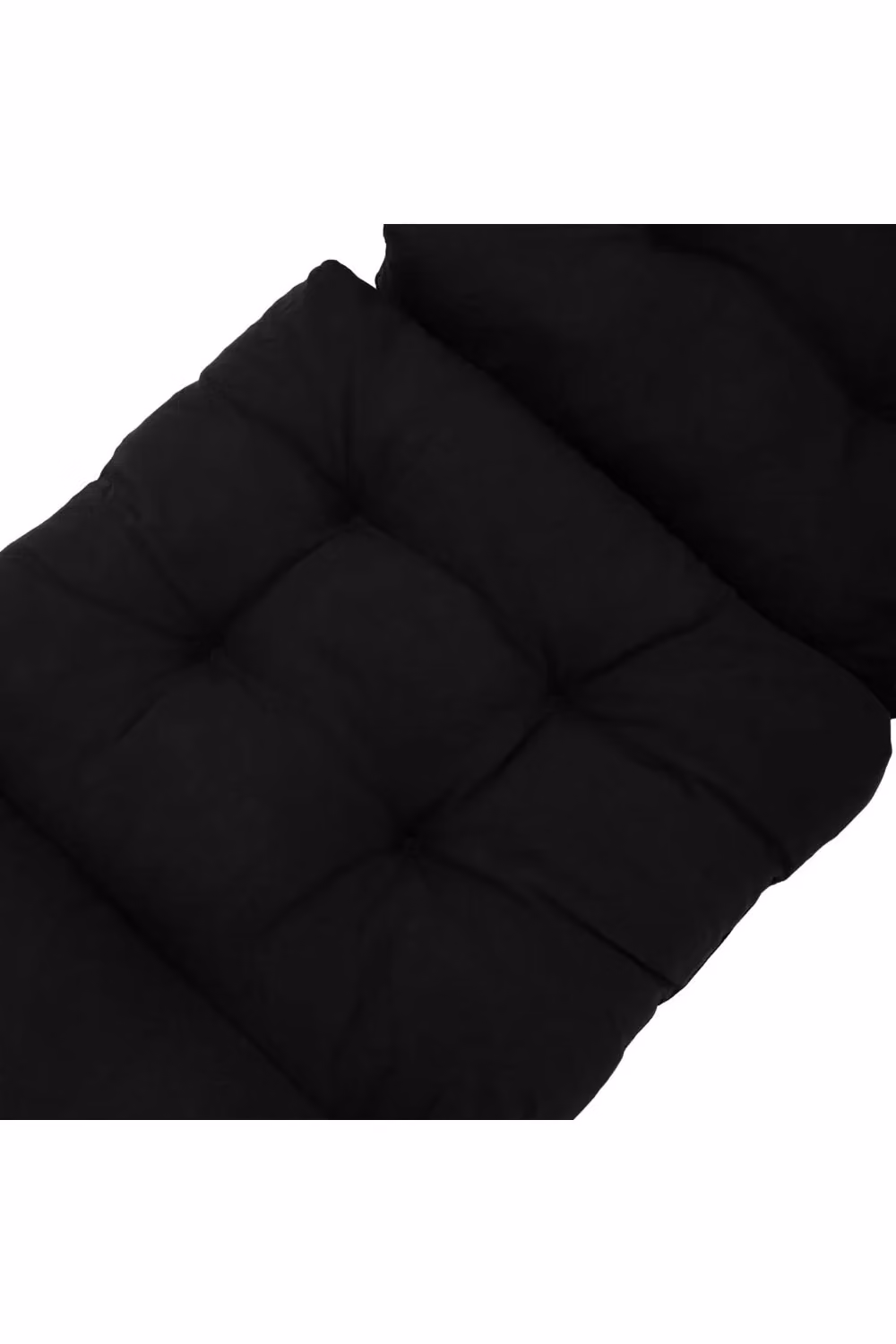 Garden Sanctuary Black High Back Tri-Fold Adirondack Patio Chair Cushion, W: 130 cm, D: 55 cm – 6