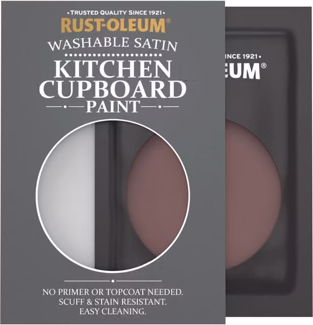Rust-Oleum Kitchen Cupboard Satin Finish Tester Sachet in Mulberry Street, 10ml, Purple