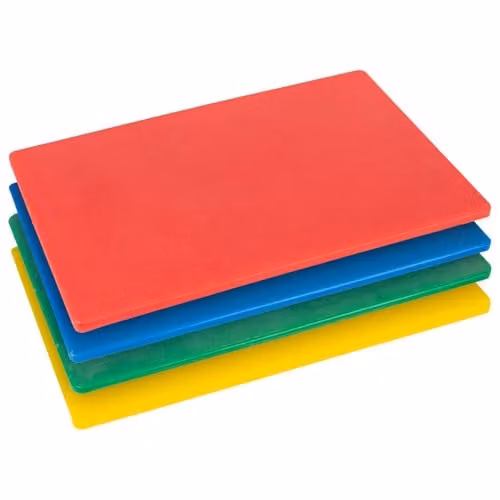 Argon Tableware Multicolour Plastic Chopping Board Set, Pack of 4, W: 45 cm, D: 30 cm