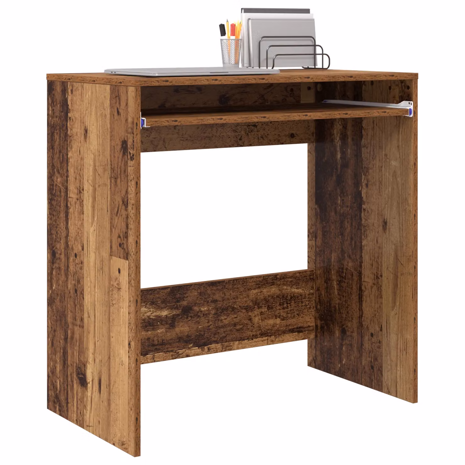 Berkfield Home Modern Writing Desk in Brown Engineered Wood – 3