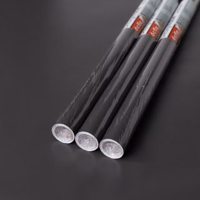 dc fix Matt Anthracite Self Adhesive Vinyl Wrap for Kitchen Doors and Furniture, Grey, W: 67.5 cm x L: 2 m (Pack of 3)