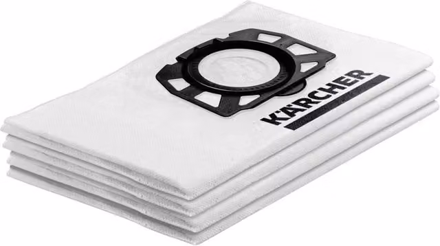 Karcher Kfi 357 Fleece Filter Bags, Pack of 4, White and Multicolour