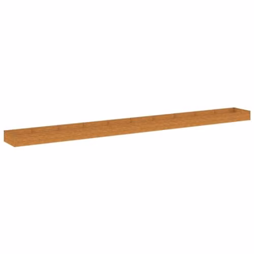 vidaXL Brown Wooden Raised Garden Bed W: 960 cm, D: 100 cm, H: 36 cm