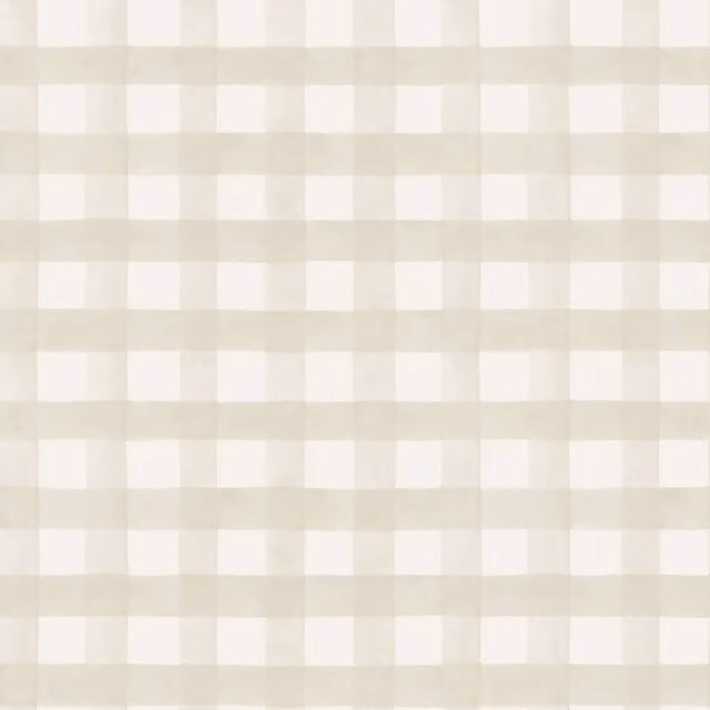 Holden Decor Watercolour Gingham Checked Wallpaper in Beige