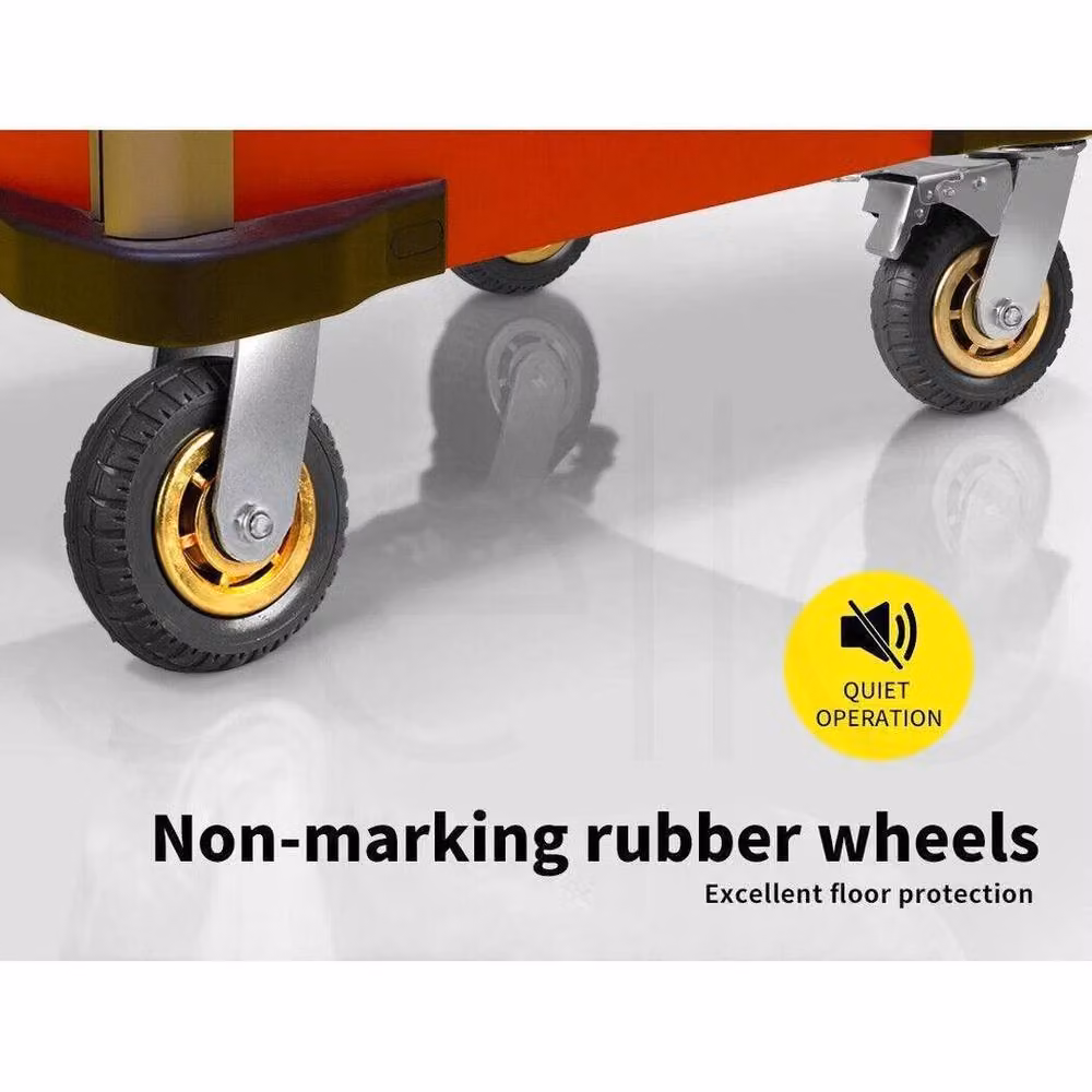 Kelvenix Set of 4 Heavy Duty 6 inch Swivel Castor Wheels in Silver – 4