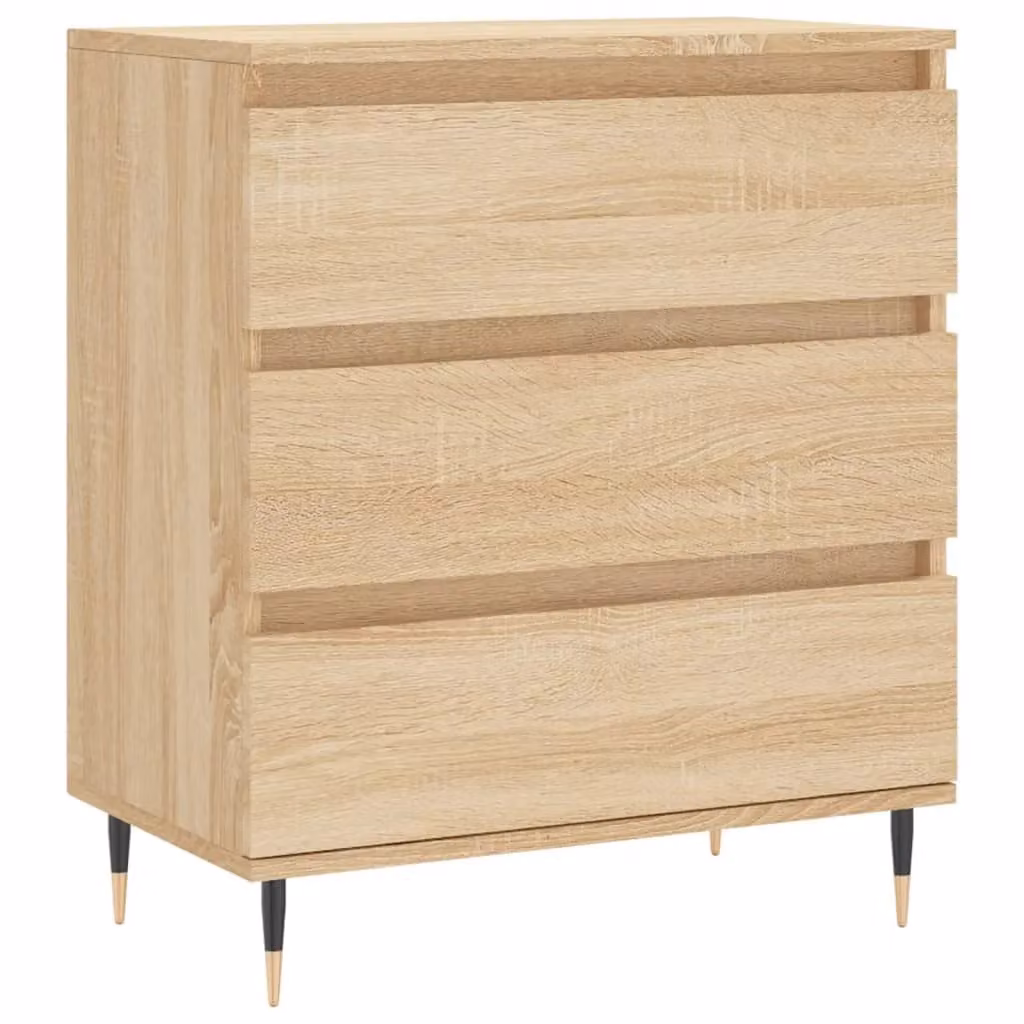 Berkfield Home Sonoma Oak Sideboard in Brown, W/D/H: 60 x 35 x 70 cm – 2