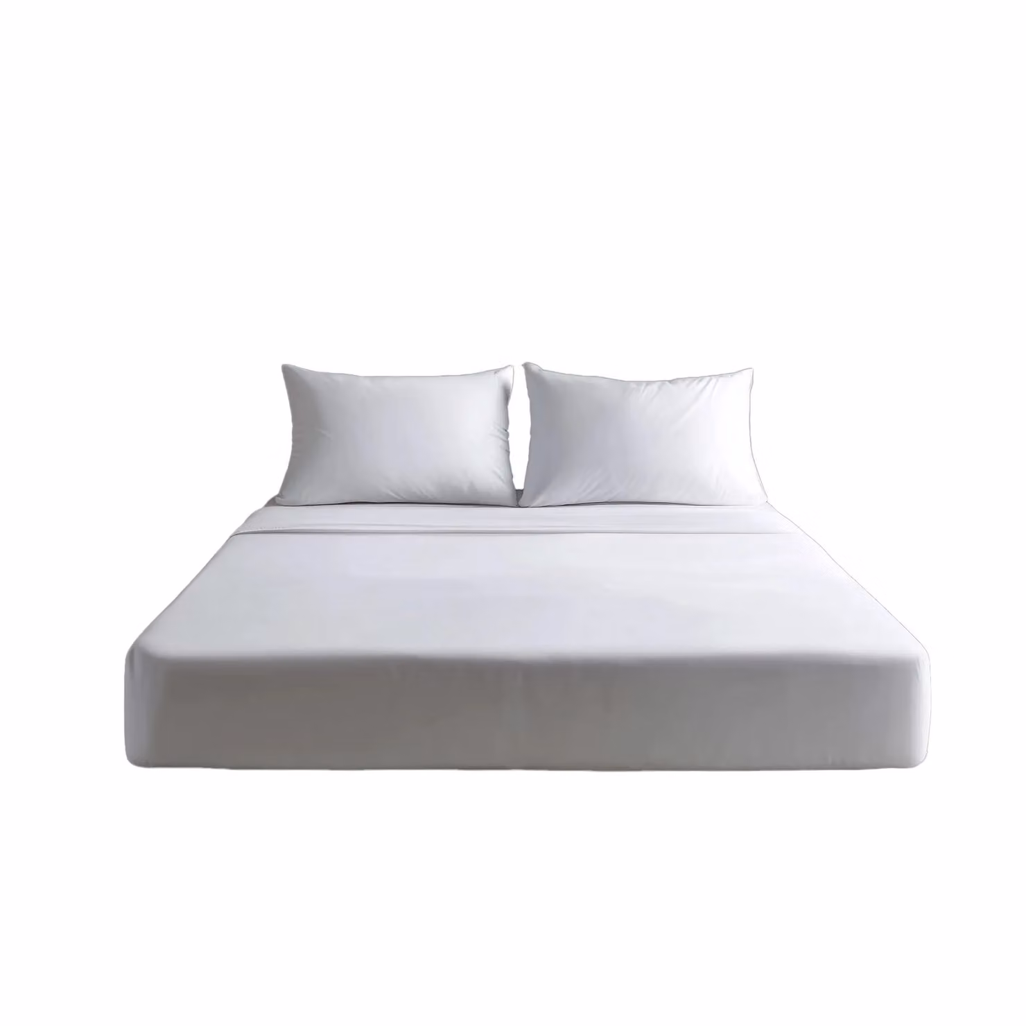 Snug City White 200 Thread Count Cotton Double Fitted Sheet, 30cm Extra Deep – 2