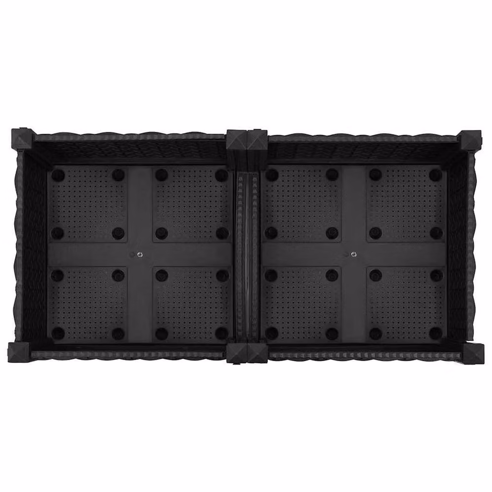 Berkfield Home Black Polypropylene Raised Bed W/D/H: 80 x 40 x 71 cm – 5