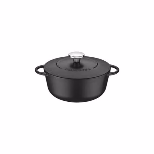 Tramontina Black Enamelled Cast Iron Casserole Dish, 6 l