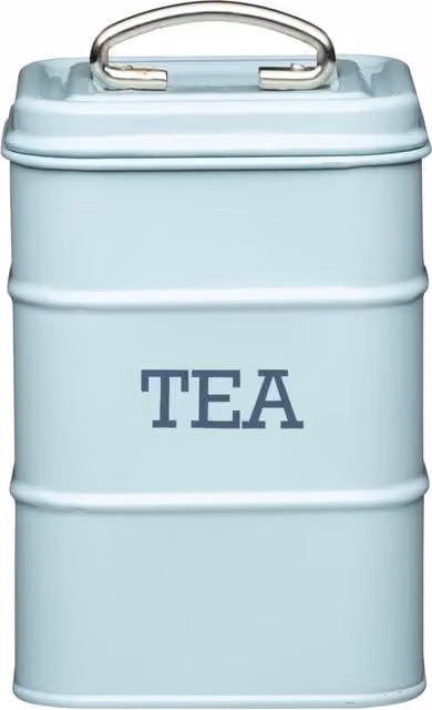 Kitchen Craft Living Nostalgia Metal Tea Tin in Blue