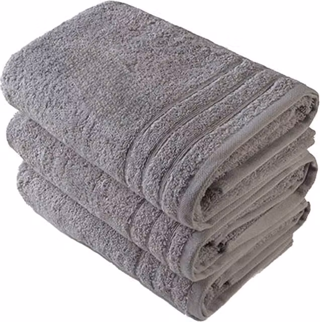 ARTG Fluffy Grey Cotton Terry Hand Towel