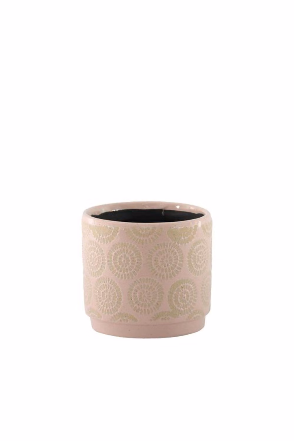 KDMD Hortus Melbourne Cosmos Ceramic Tabletop Pot in Pink, 2 Pack, W/D/H: 11.5 x 10.5 x 10.5 cm – 2