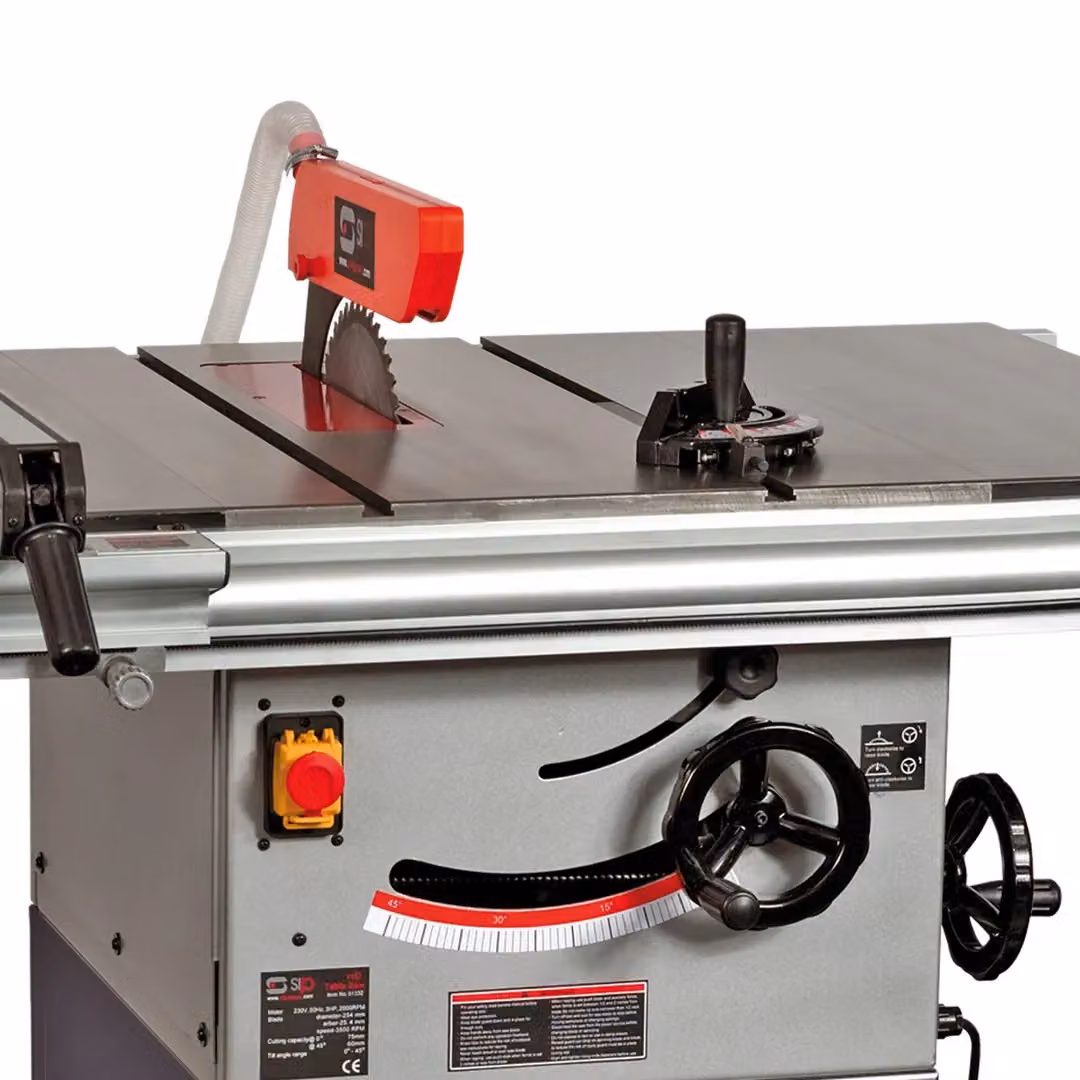 SIP 12 Inch Professional Benchtop Cast Iron Table Saw in Silver and Grey, H: 30.4 cm – 2