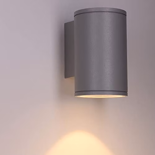 Netlighting Orion LED Outdoor Surface Mounted Wall Light, Grey, IP54 – 2
