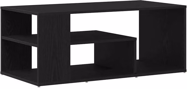 Berkfield Home Black Oak Coffee Table, W: 100 cm, D: 50 cm, H: 40 cm – 1