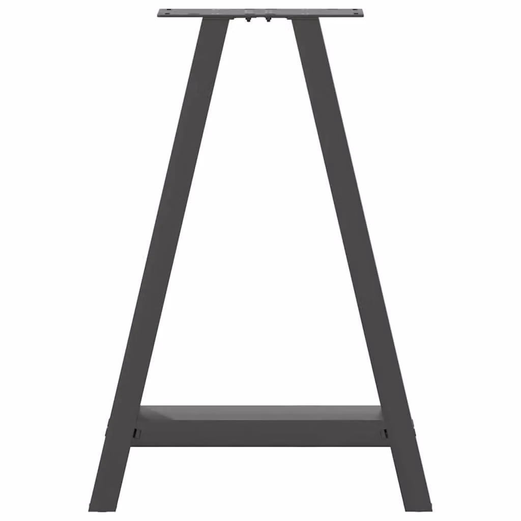 Berkfield Home A-Shaped Coffee Table Legs, 2 Pieces, Anthracite Black Steel, W: 60 cm, H: 72-73 cm – 4