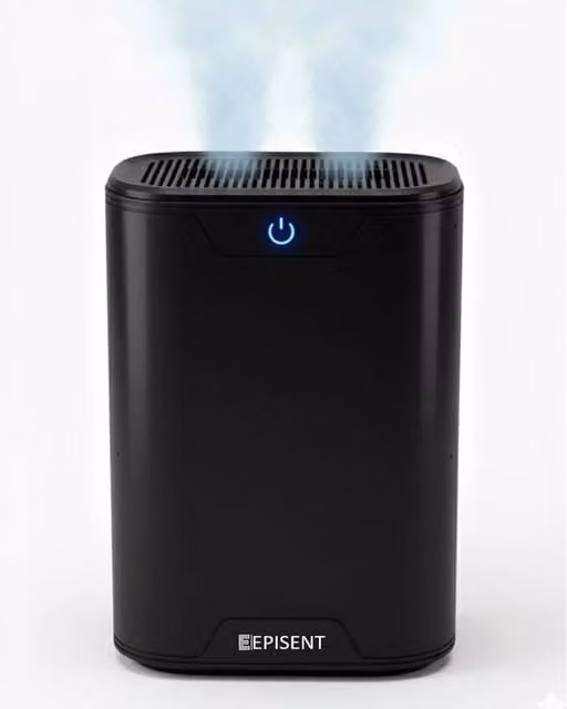 FLAVORA Portable Mini Dehumidifier, Black, 700ml