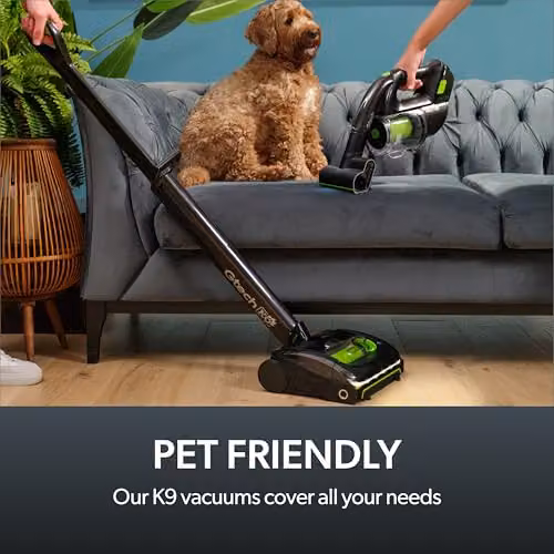 Gtech K9 Cordless Vacuum Cleaner Bundle featuring System K9, Airram K9 and Multi K9 in Grey, Silver and Black with 60 Minute Runtime – 2