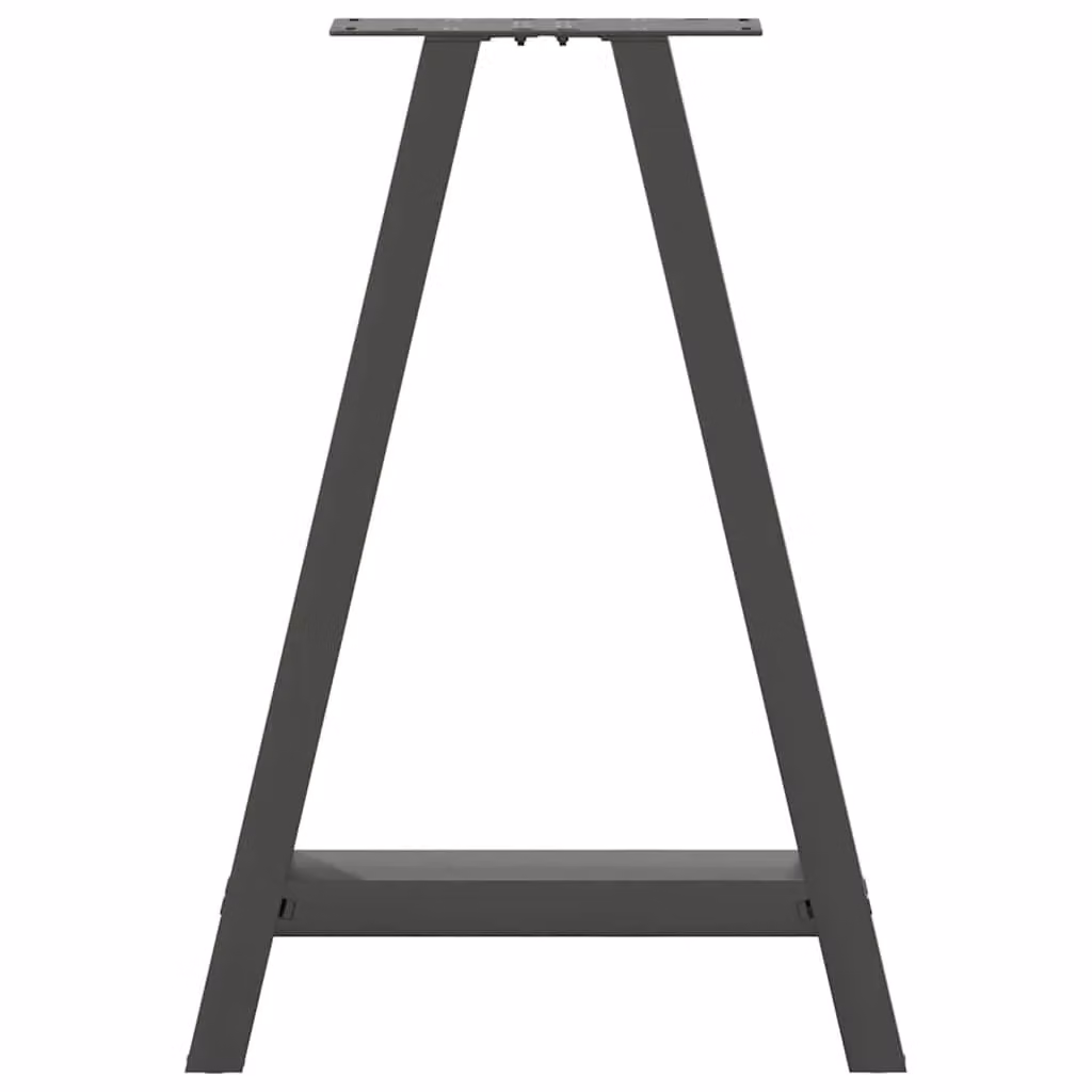 Berkfield Home A-Shaped Steel Coffee Table Legs, 2 Pieces, Anthracite Black, W: 50 cm, H: 72-73 cm – 3