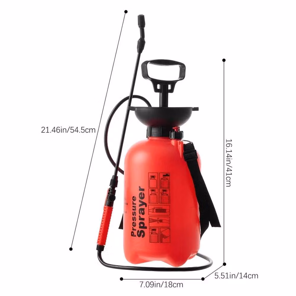 EONLION Red Manual Garden Pressure Sprayer, 5 l – 2