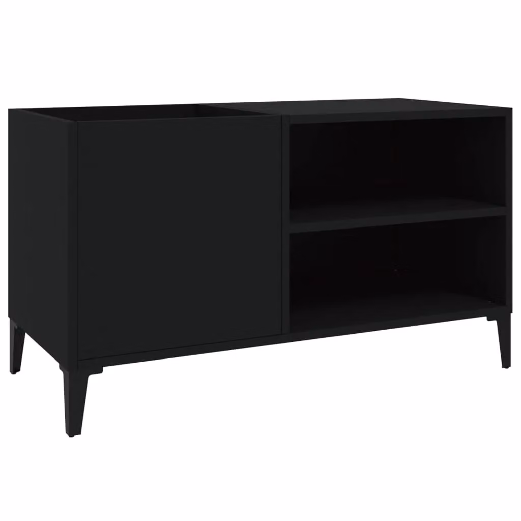 Berkfield Home Industrial Record Cabinet in Black, W/D/H: 84.5 x 38 x 48 cm – 2