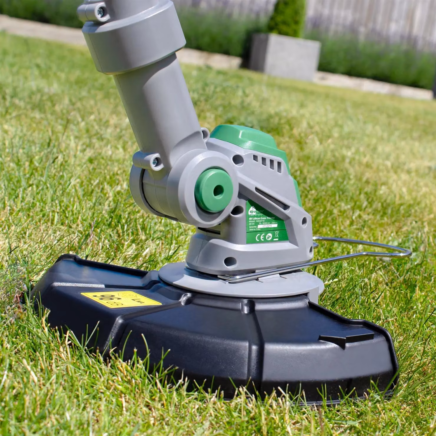 Gracious Gardens 18V Cordless Strimmer in Green with Battery and Charger – 2
