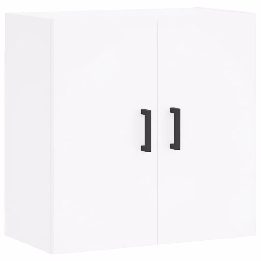 Berkfield Home Modern White Wall Mounted Cabinet with Hinged Doors and Internal Shelves, W/D/H: 60 x 31 x 60 cm – 2