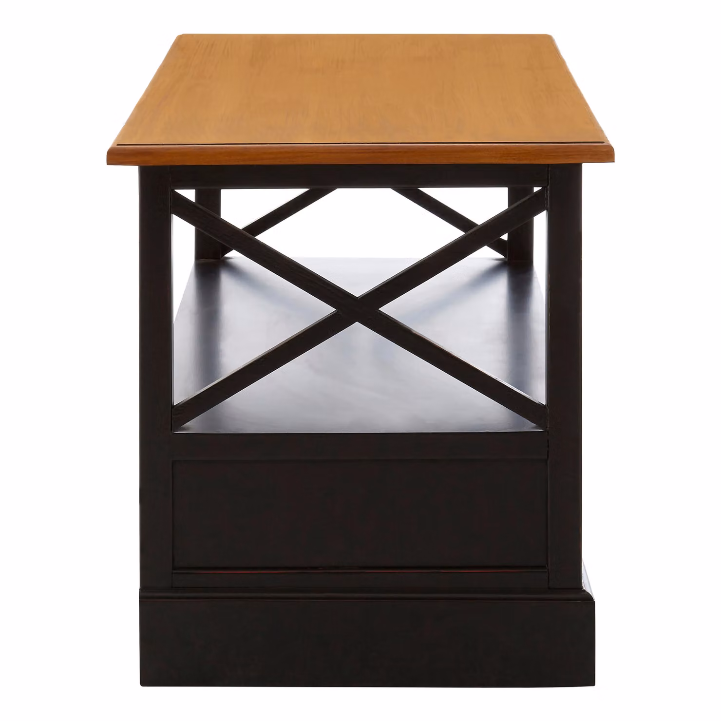 Interiors by Premier Orsina Rectangular Coffee Table in Black Lacquered Wood – 3