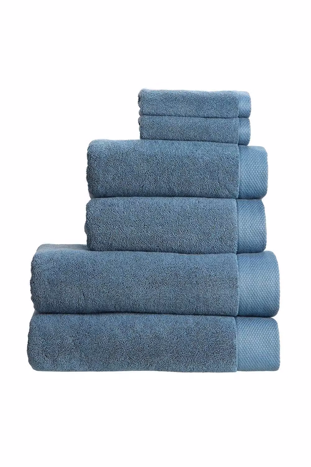 Christy Luxe Elegant 100% Turkish Cotton Towels in Blue, 730GSM – 2