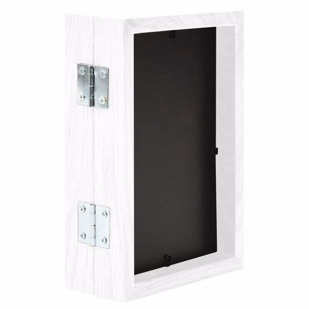 Berkfield Home Modern Bifold Photo Frame Collage in White, Pack of 2 – 3