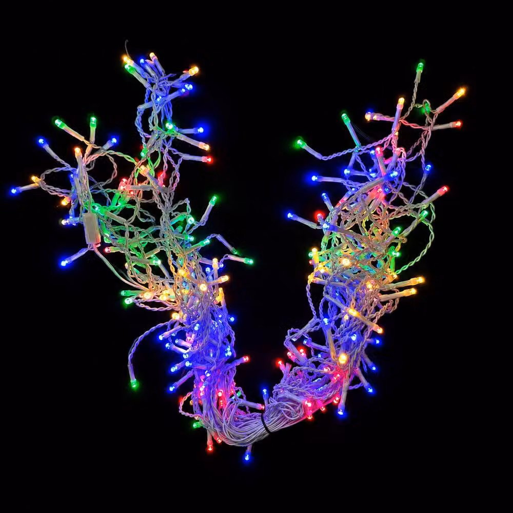 Spot On Dealz 240 LED Multicolour Snowing Icicle Christmas Lights with 8 Functions for Indoor and Outdoor Use – 4