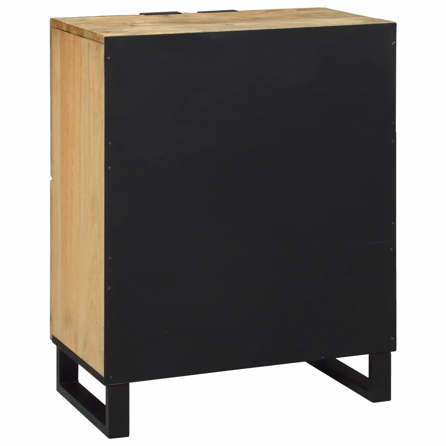 Berkfield Home Modern Sideboard in Brown, Made of Solid Mango Wood and MDF, W/D/H: 60 x 33.5 x 75 cm – 5
