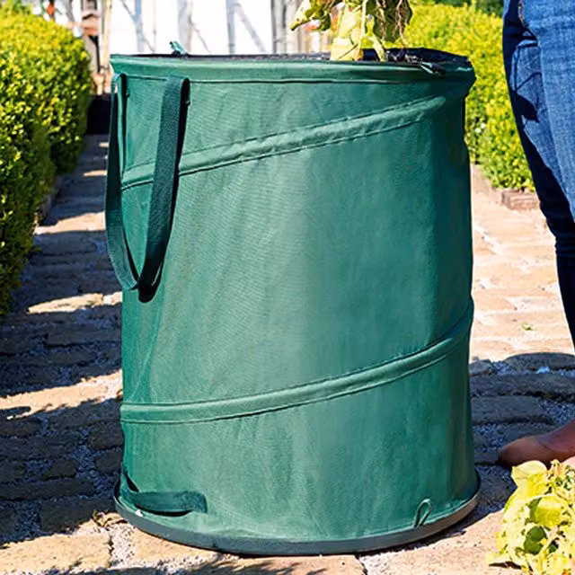 Gardman Large Pop-Up Garden Tidy in Black and Green – 3