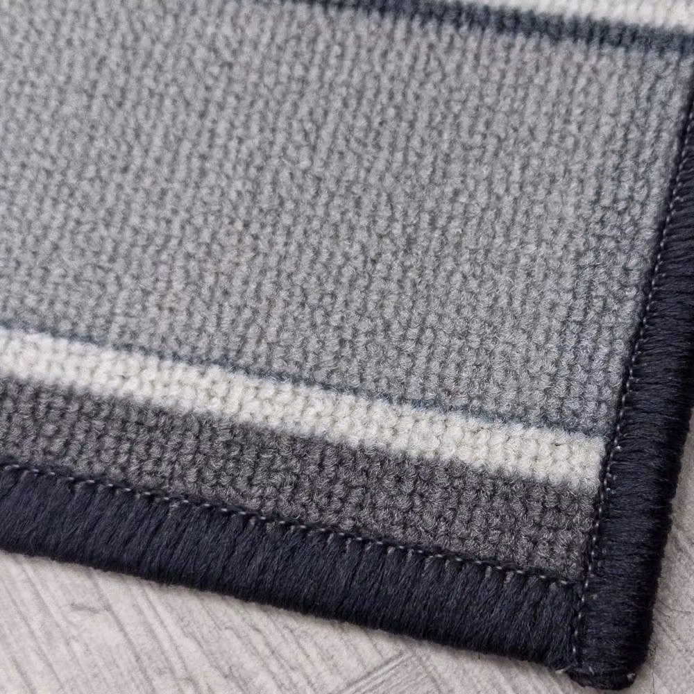 runrug Malis Grey Non-Slip Hardwearing Hallway Runner Rug W: 66 cm, L: 390 cm – 4
