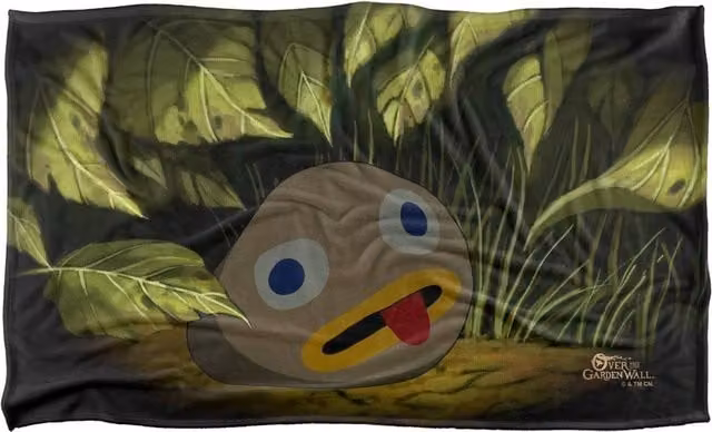 Cartoon Network Over The Garden Wall Rock Fact Super Soft Silky Touch Throw Blanket, Multicolour, Large – 1