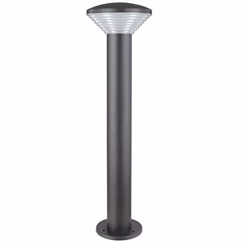 Luxform Bitburg Modern Garden Post Light in Anthracite – 1