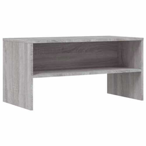 vidaXL Modern Grey Sonoma TV Cabinet and Entertainment Centre for Living Room or Home Office, W/D/H: 80 x 40 x 40 cm