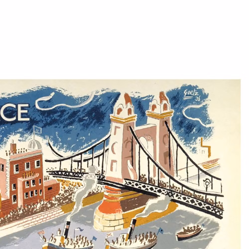 Transport for London Boat Race April 4 Multicolour Paper Poster – 2