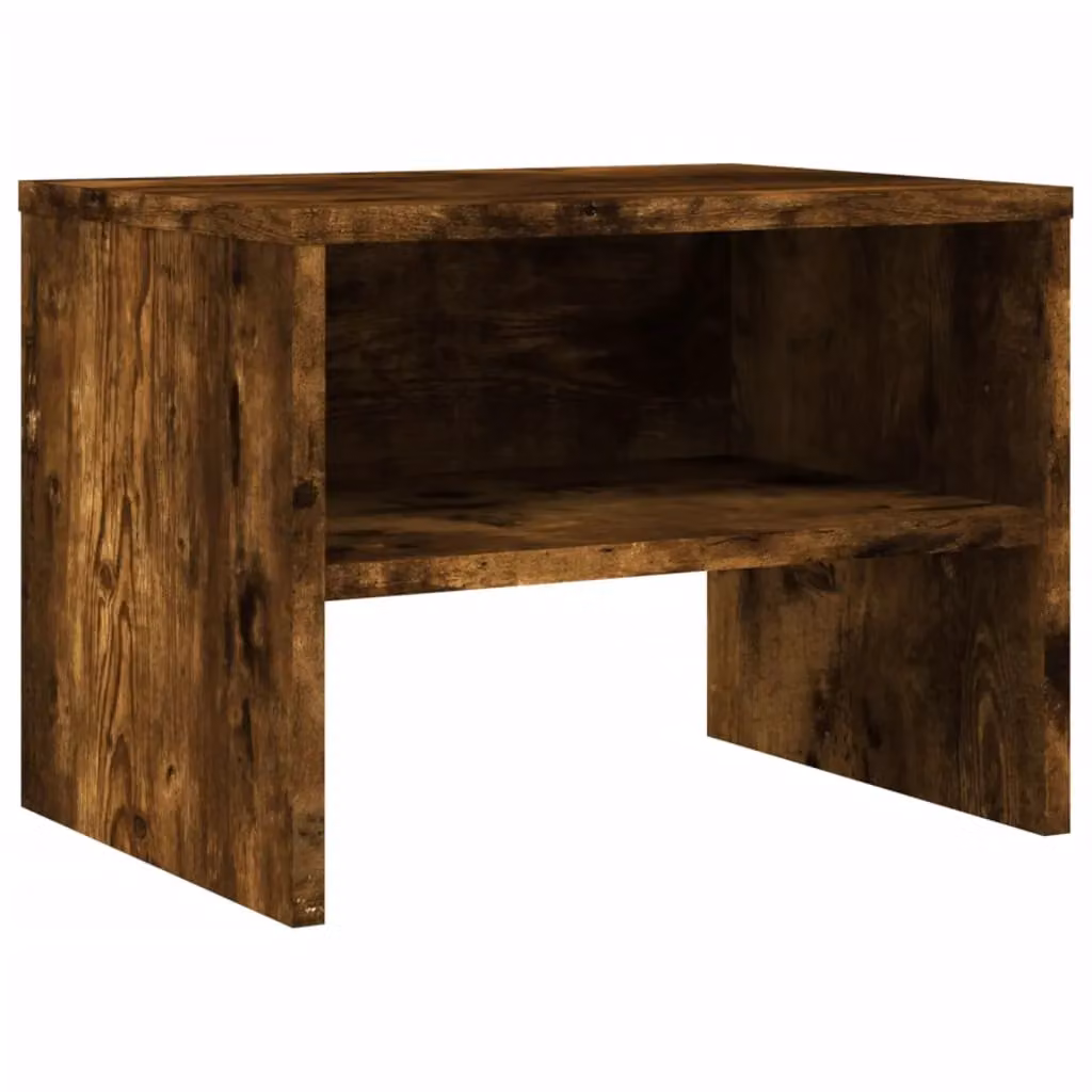 Berkfield Home Bedside Cabinet in Smoked Oak Brown, W/D/H: 40 x 30 x 30 cm – 2