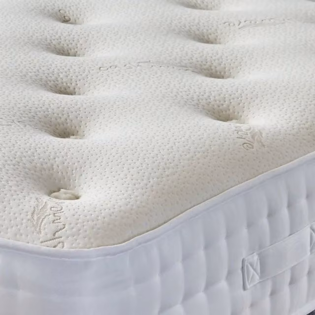 Bed Choices Luxury Montreal 1000 Pocket Spring Mattress in White, Size: King (W/D: 180 x 200 cm)