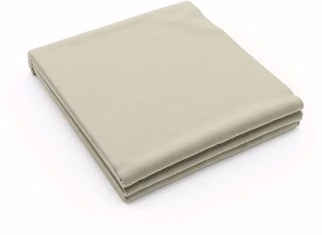 Bedeck of Belfast 200 Thread Count Cotton Percale Kingsize Flat Sheet, Green, W: 180 cm, L: 200 cm
