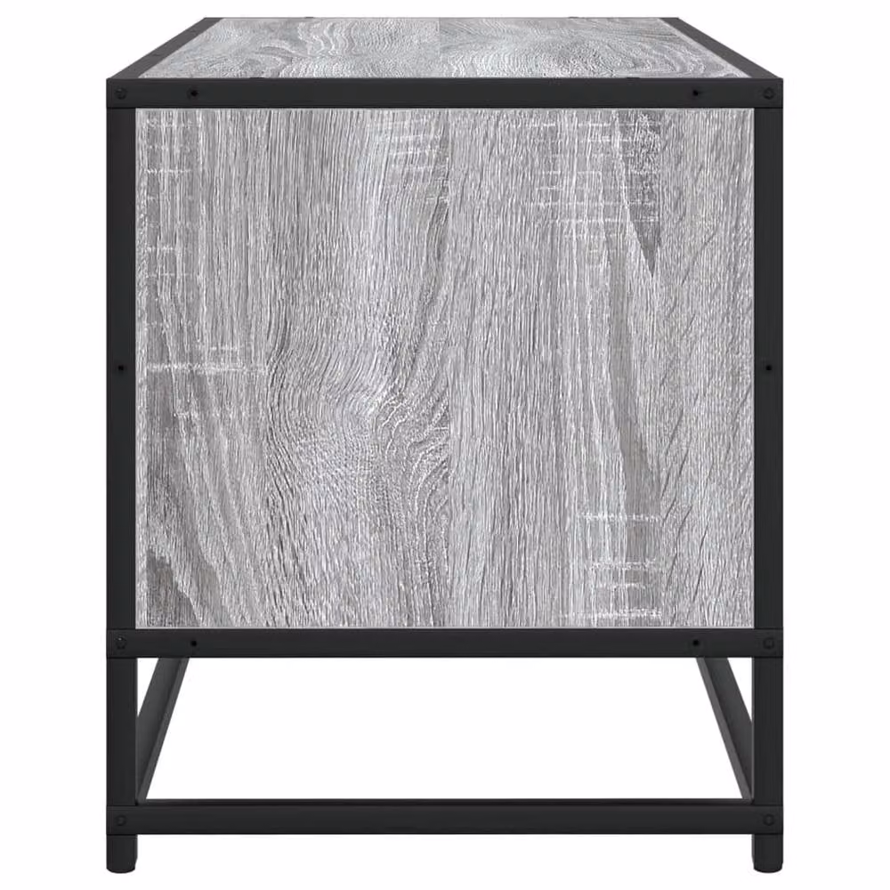 Berkfield Home Industrial TV Cabinet in Grey Sonoma, W/D/H: 80 x 34.5 x 40 cm – 5