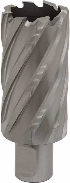 Loops M2 Steel Annular Metal Core Drill Rotabor Cutter with 19mm Shank, Silver and Multicolour, Depth: 50 mm, Diameter: 33 mm – 1