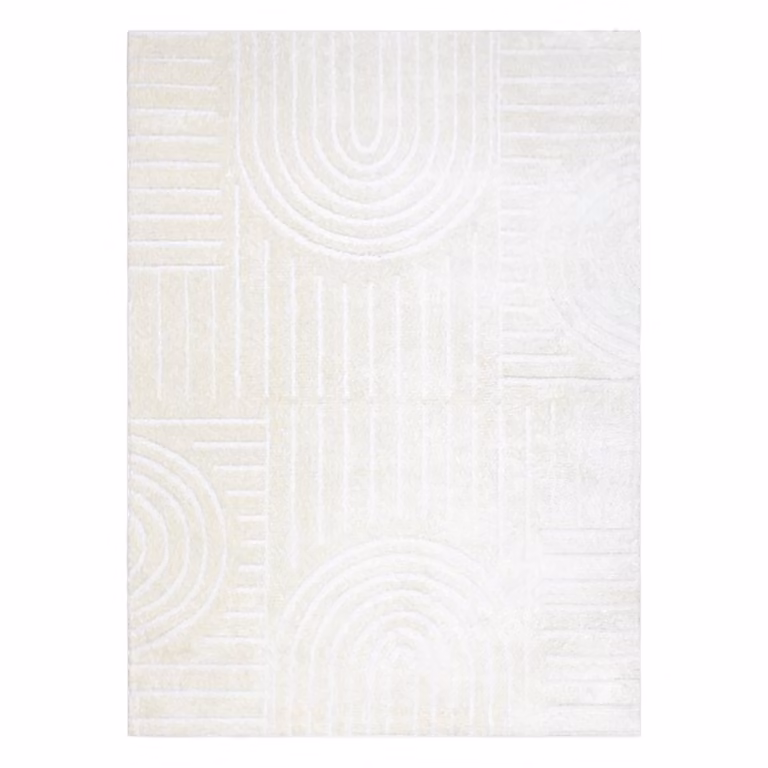 RugsX Mode Geometric Scandinavian Rug in Yellow, W: 240 cm, D: 330 cm