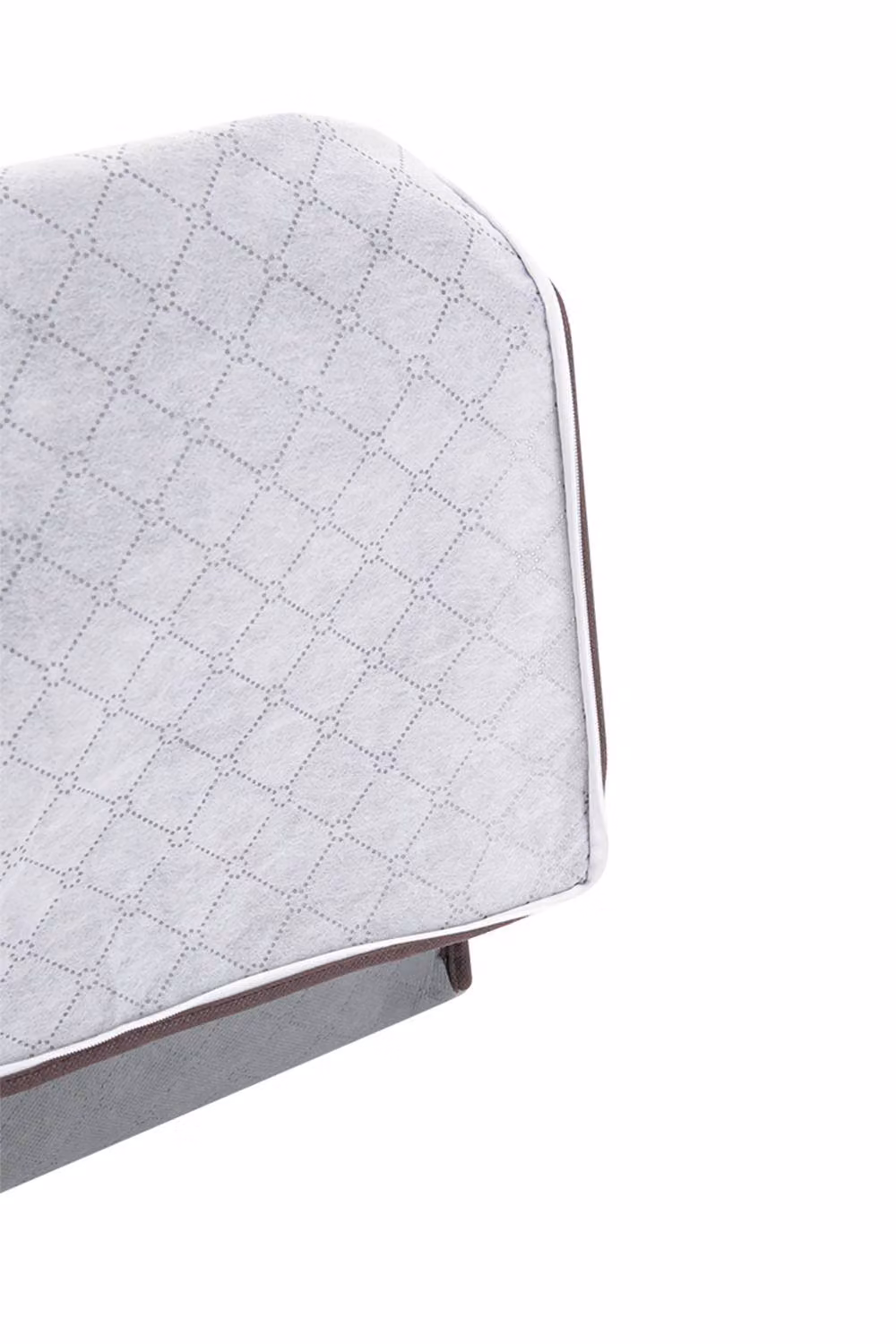 ExtraStar Grey Fabric Clothes Storage Bag with Reinforced Handles, Foldable and Stackable Dustproof Closet Organiser – 3